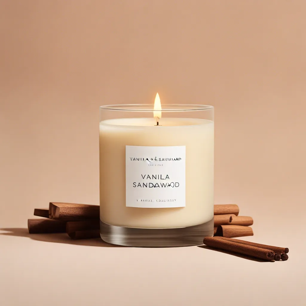 Vanilla and Sandalwood Candle
